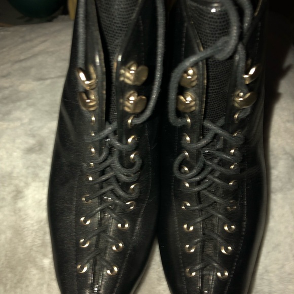 ❤️🔥SEXY❤️🔥Ann Taylor Aixa All Leather Lace-up Platform Booties!❤️🔥✨ - Picture 6 of 11